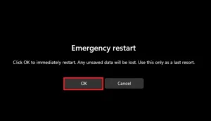 emergency restart