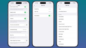iPhone back tap